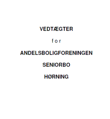 vedtægter